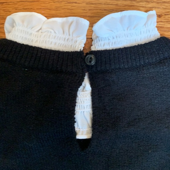 NWOT CeCeBlack Crew Neck Sweater with Ribbed Texture SZ-XS - Picture 6 of 8